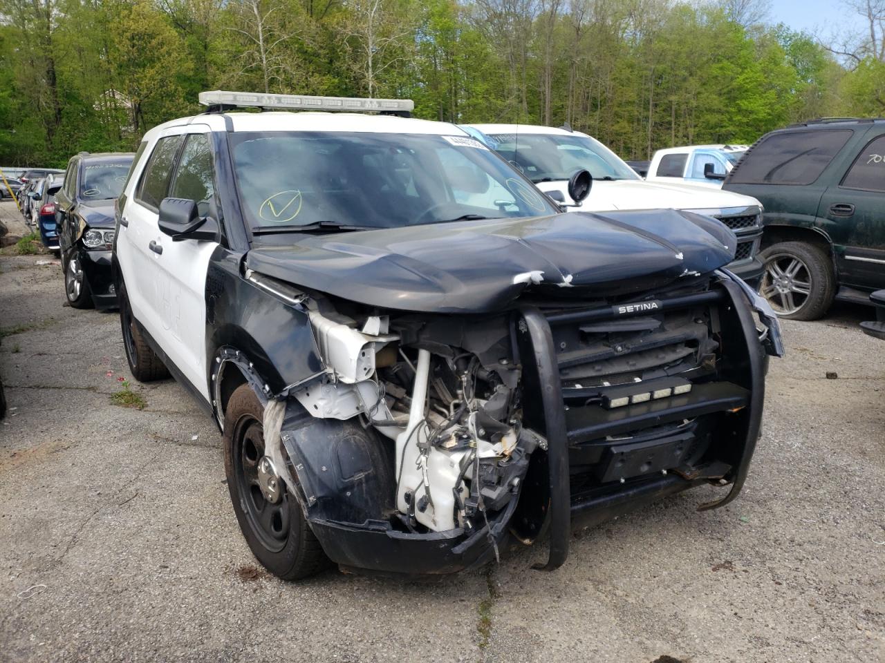 FORD EXPLORER P 2017 with VIN 1FM5K8AR9HGC58043 - Photo from auction