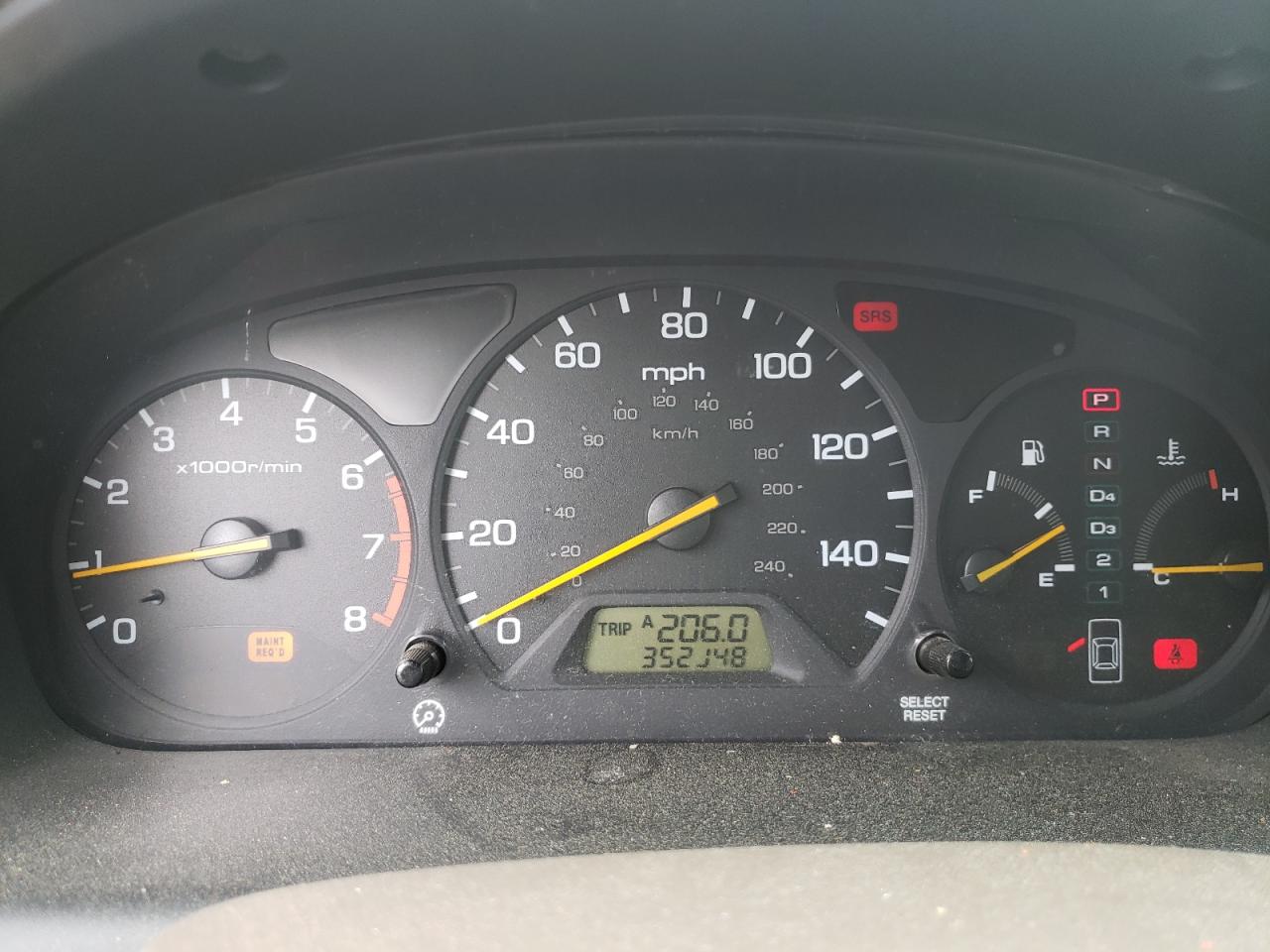 Photo 8 from auction – 2002 HONDA ACCORD EX with VIN 1HGCG16512A014022