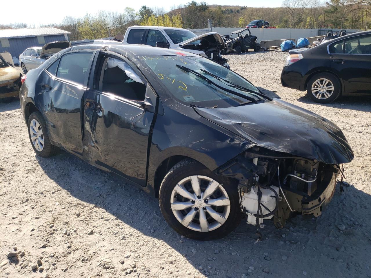 TOYOTA COROLLA L 2014 with VIN 5YFBURHEXEP138398 - Photo from auction