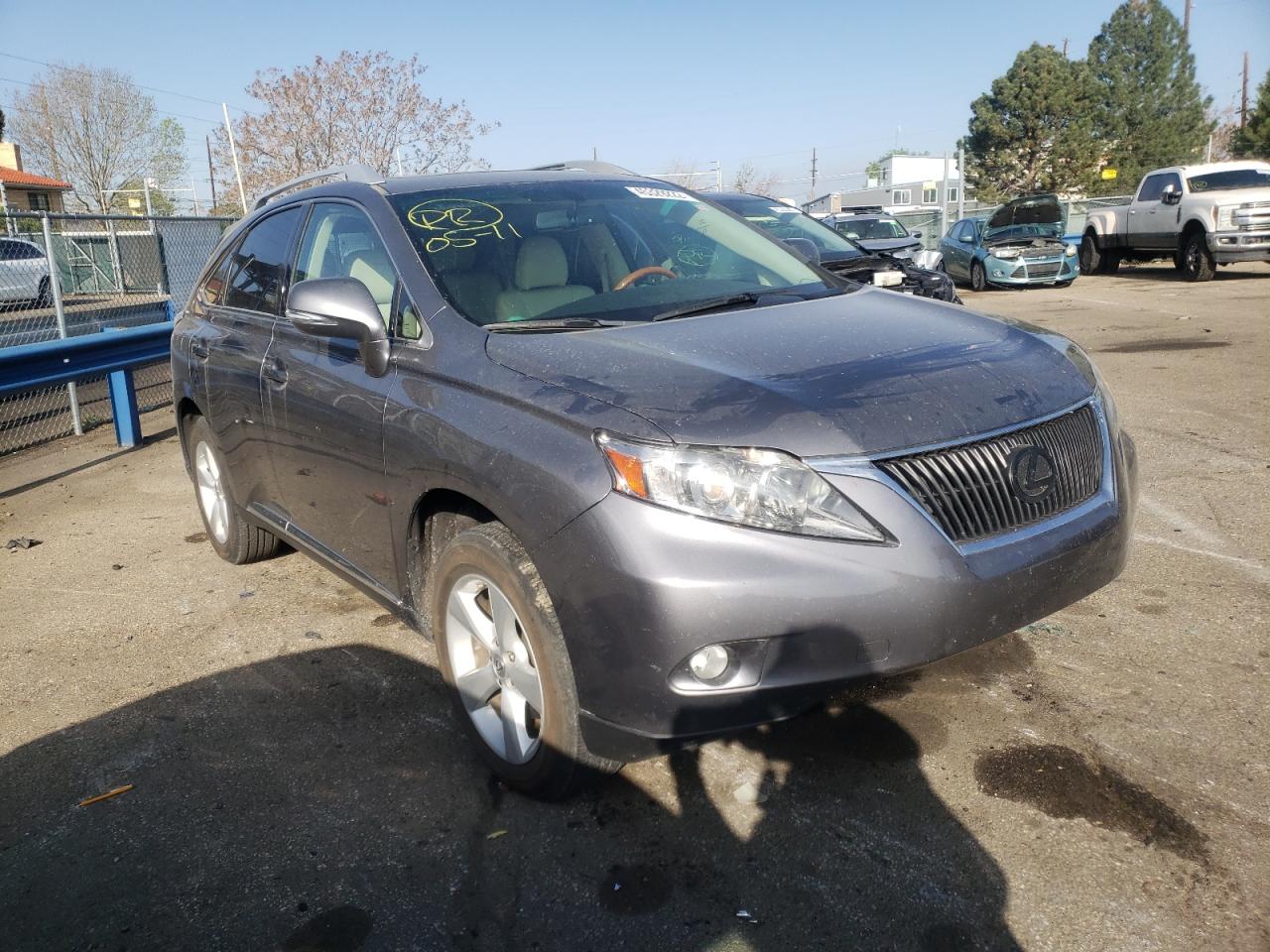 LEXUS RX 350 2012 with VIN 2T2BK1BA6CC141966 - Photo from auction