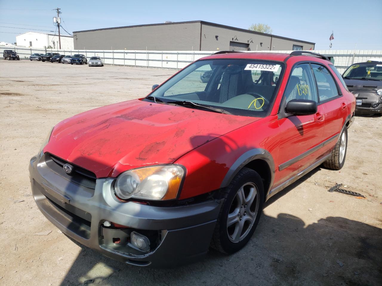 Photo 2 from auction – 2004 SUBARU IMPREZA OU with VIN JF1GG68524H802298