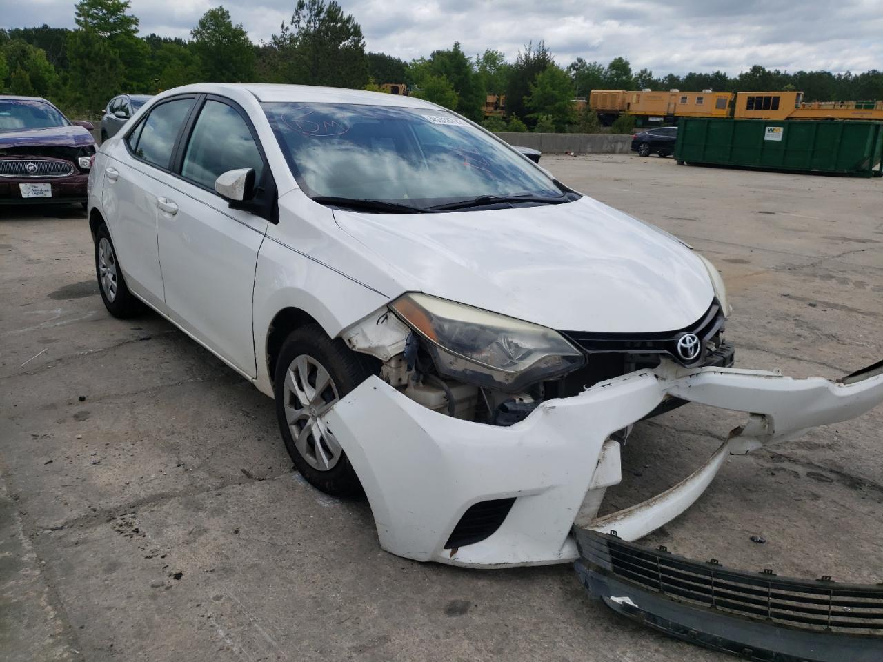 TOYOTA COROLLA L 2015 with VIN 2T1BURHE2FC344901 - Photo from auction