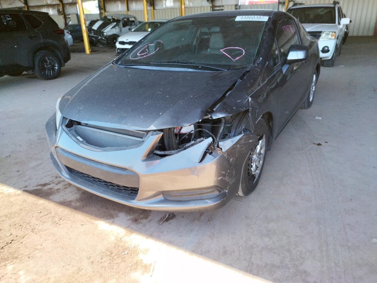 Photo 9 from auction – 2012 HONDA CIVIC LX with VIN 2HGFG3B56CH563121