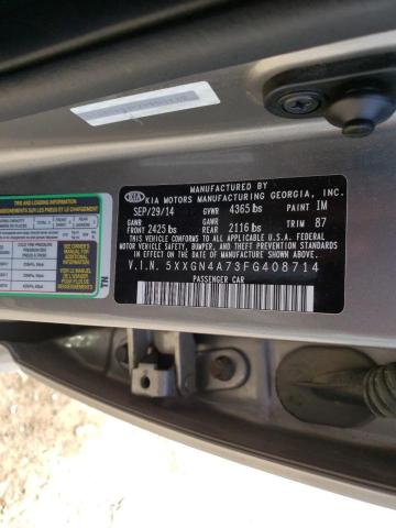 Photo 10 from auction – 2015 KIA OPTIMA EX with VIN 5XXGN4A73FG408714