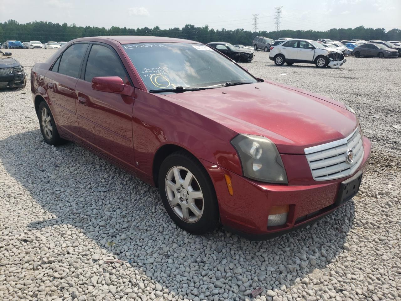 CADILLAC CTS 2007 with VIN 1G6DM57T870137171 - Photo from auction