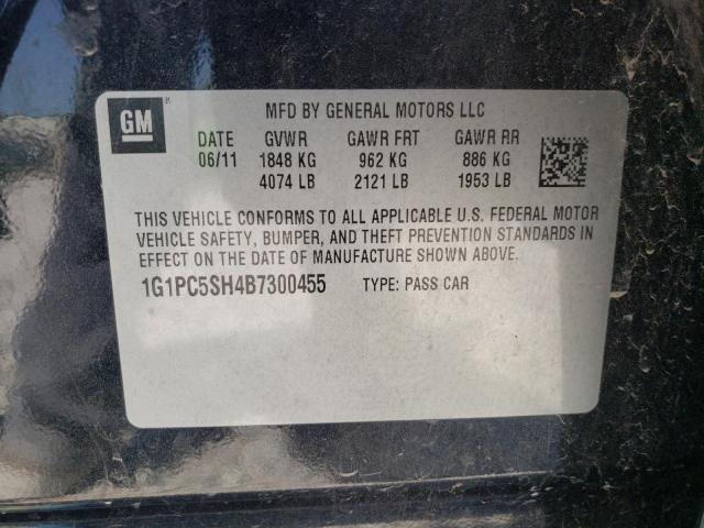 Photo 10 from auction – 2011 CHEVROLET CRUZE LS with VIN 1G1PC5SH4B7300455