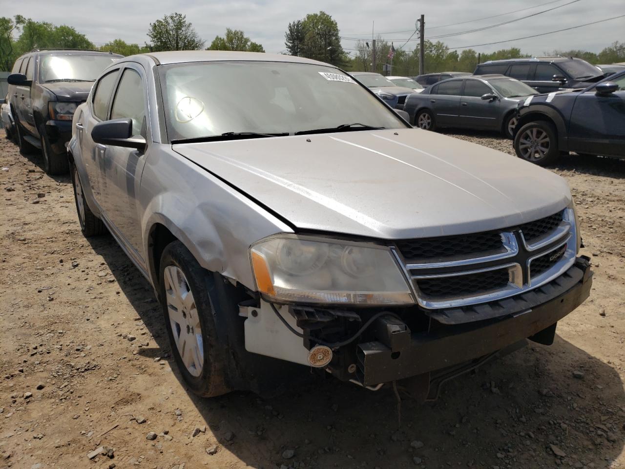 DODGE AVENGER SE 2014 with VIN 1C3CDZAB0EN214474 - Photo from auction