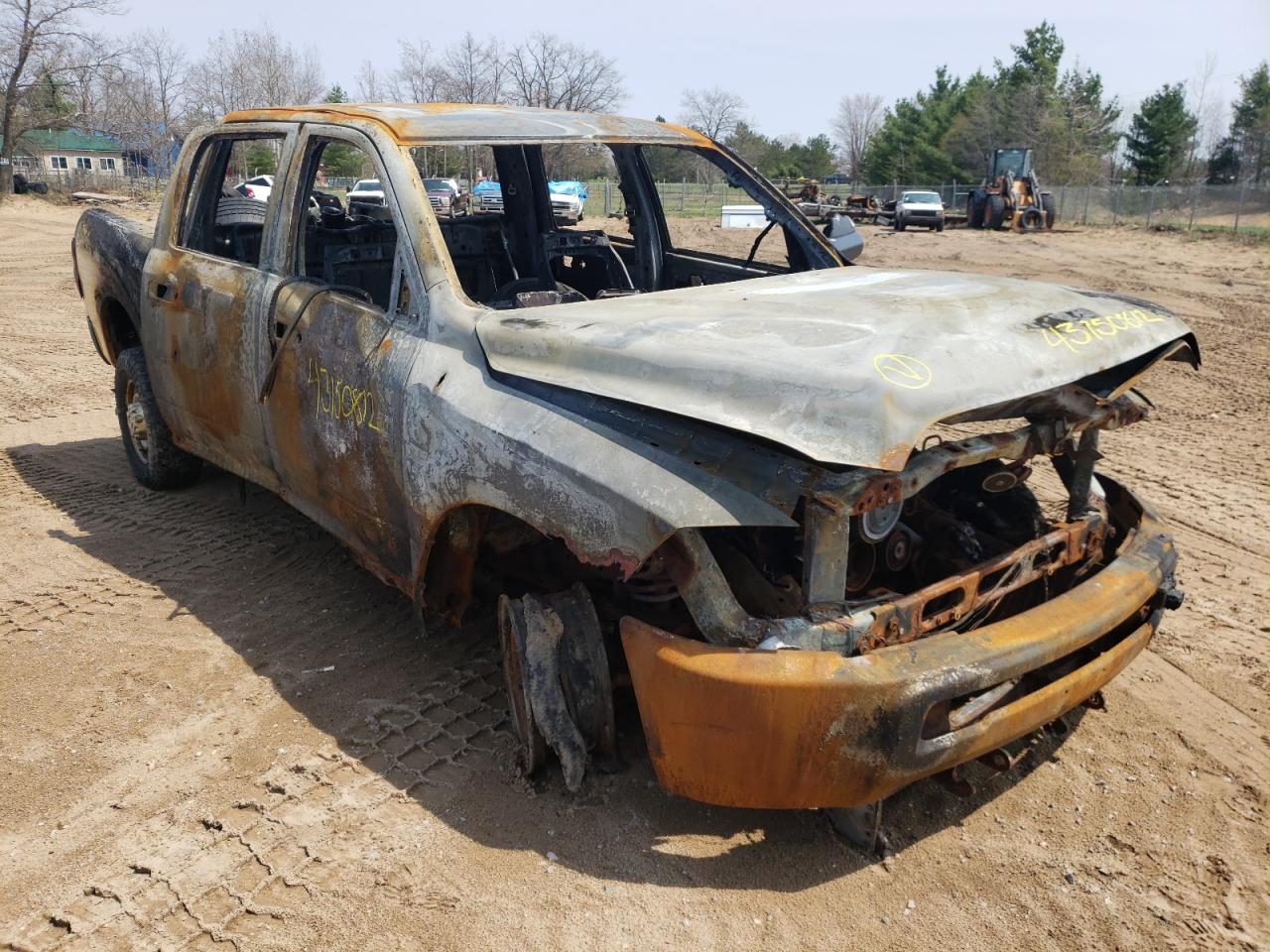 DODGE RAM 2500 2011 with VIN 3D7TT2CT3BG523894 - Photo from auction