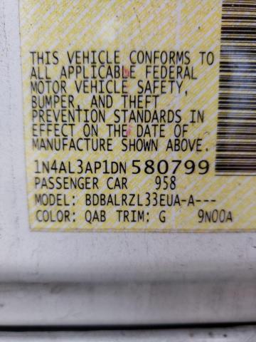 Photo 10 from auction – 2013 NISSAN ALTIMA 2.5 with VIN 1N4AL3AP1DN580799