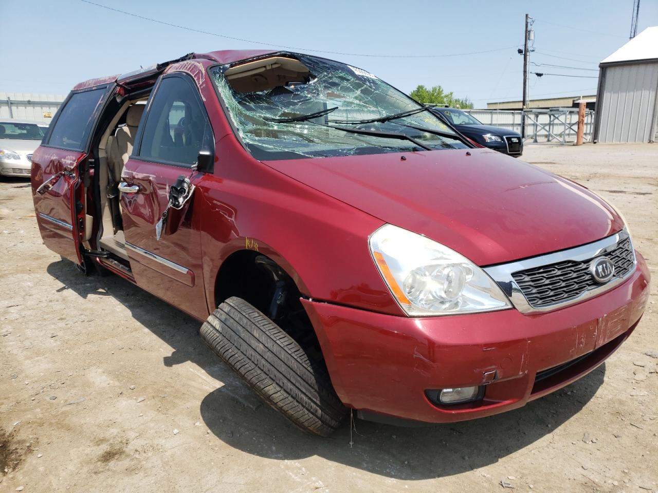 KIA SEDONA EX 2011 with VIN KNDMH4C79B6377436 - Photo from auction