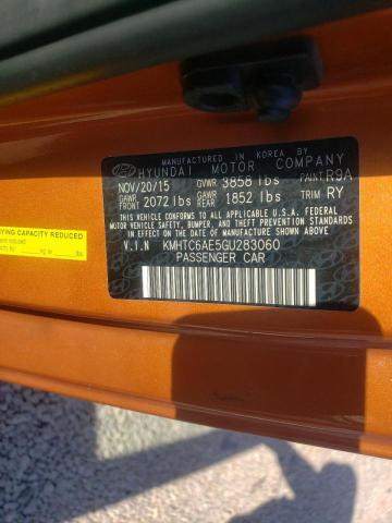 Photo 10 from auction – 2016 HYUNDAI VELOSTER T with VIN KMHTC6AE5GU283060