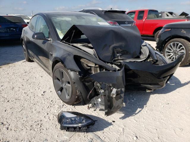 TESLA MODEL 3 2022 with VIN 5YJ3E1EB3NF117658 - Photo from auction