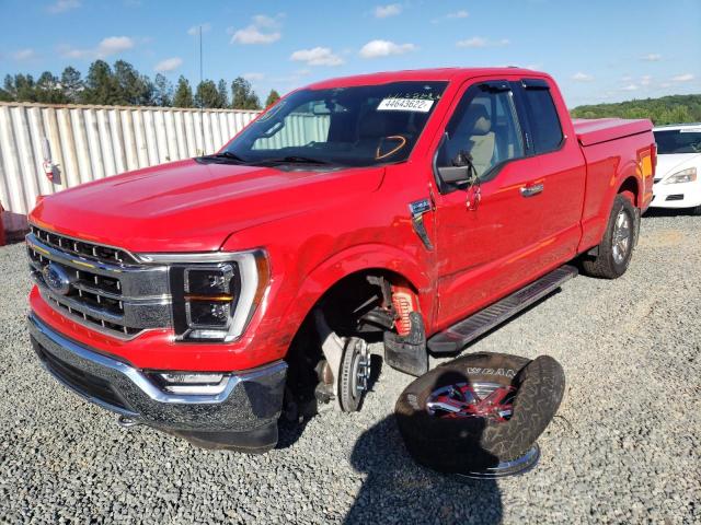 Photo 2 from auction – 2021 FORD F150 SUPER with VIN 1FTFX1E5XMKD04379