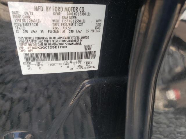 Photo 10 from auction – 2013 FORD EDGE with VIN 2FMDK3GC7DBE11263