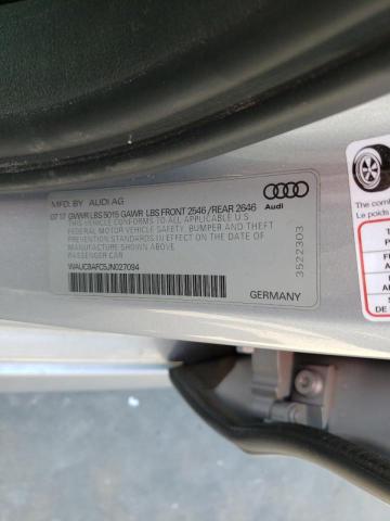 Photo 10 from auction – 2018 AUDI A6 PREMIUM with VIN WAUC8AFC5JN027094