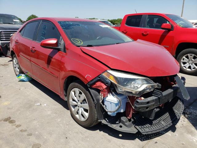 TOYOTA COROLLA L 2015 with VIN 5YFBURHE1FP183599 - Photo from auction