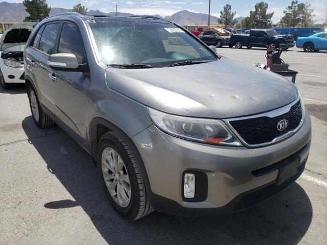 KIA SORENTO EX 2014 with VIN 5XYKU4A77EG517779 - Photo from auction