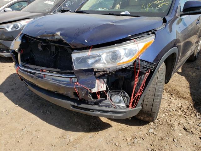 Photo 9 from auction – 2014 TOYOTA HIGHLANDER with VIN 5TDKKRFH9ES005187