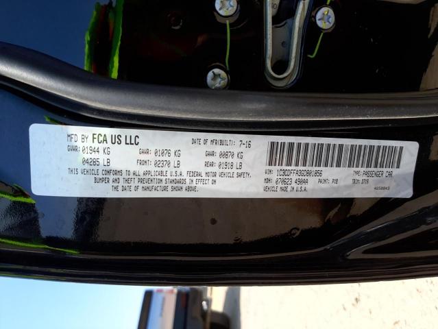 Photo 10 from auction – 2016 DODGE DART SXT S with VIN 1C3CDFFA3GD801856