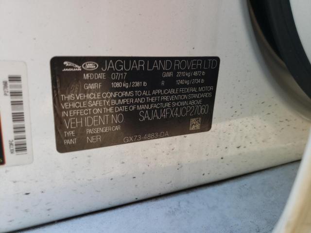 Photo 10 from auction – 2018 JAGUAR XE PREMIUM with VIN SAJAJ4FX4JCP27060