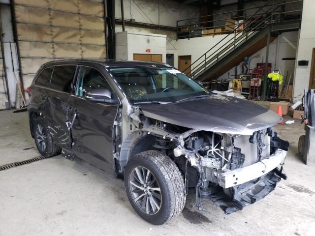 TOYOTA HIGHLANDER 2018 with VIN 5TDJZRFHXJS538019 - Photo from auction