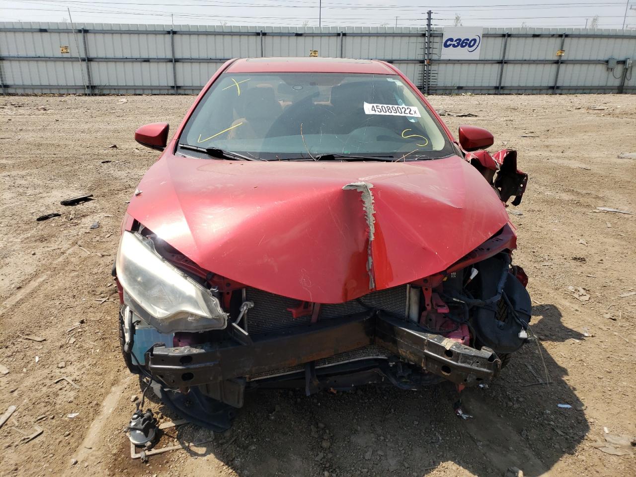 Photo 9 from auction – 2014 TOYOTA COROLLA L with VIN 5YFBURHEXEP058101