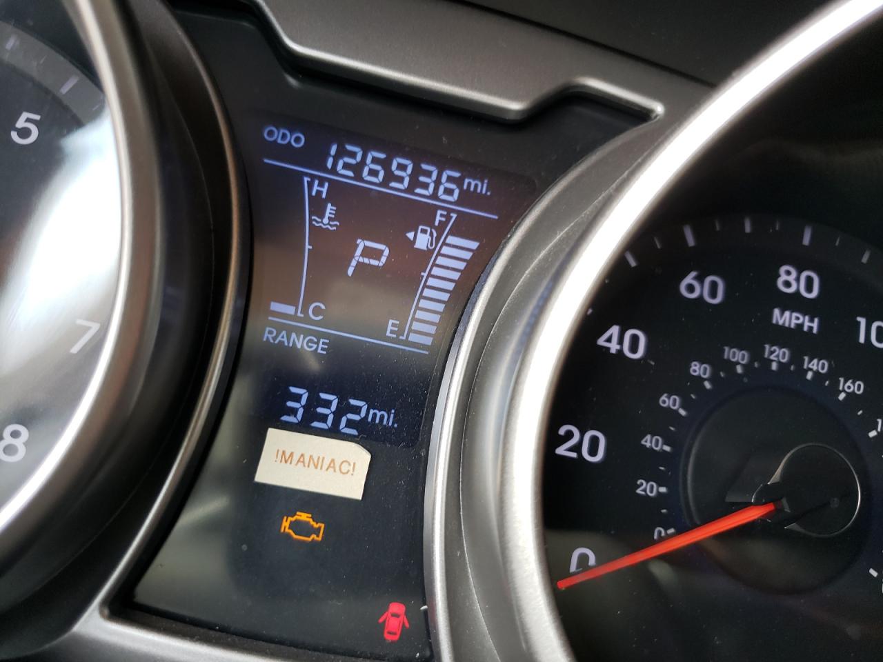 Photo 8 from auction – 2013 HYUNDAI VELOSTER with VIN KMHTC6AD2DU171710