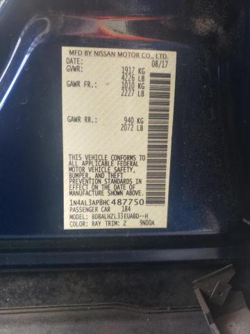Photo 10 from auction – 2017 NISSAN ALTIMA 2.5 with VIN 1N4AL3AP8HC487750