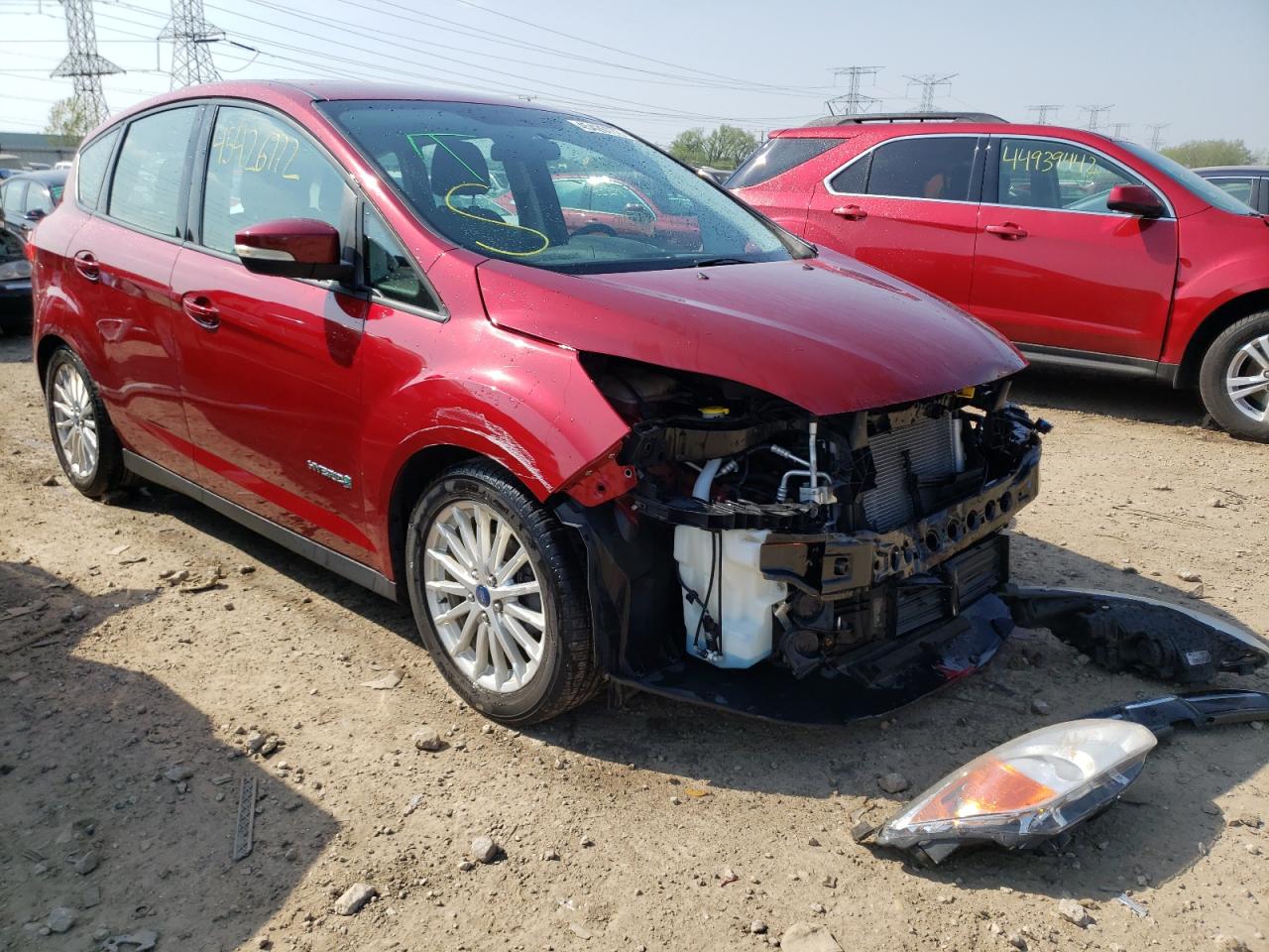 FORD C-MAX SE 2013 with VIN 1FADP5AU7DL515258 - Photo from auction