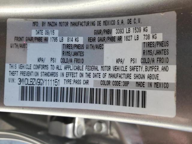 Photo 10 from auction – 2016 SCION IA with VIN 3MYDLBZV9GY111151