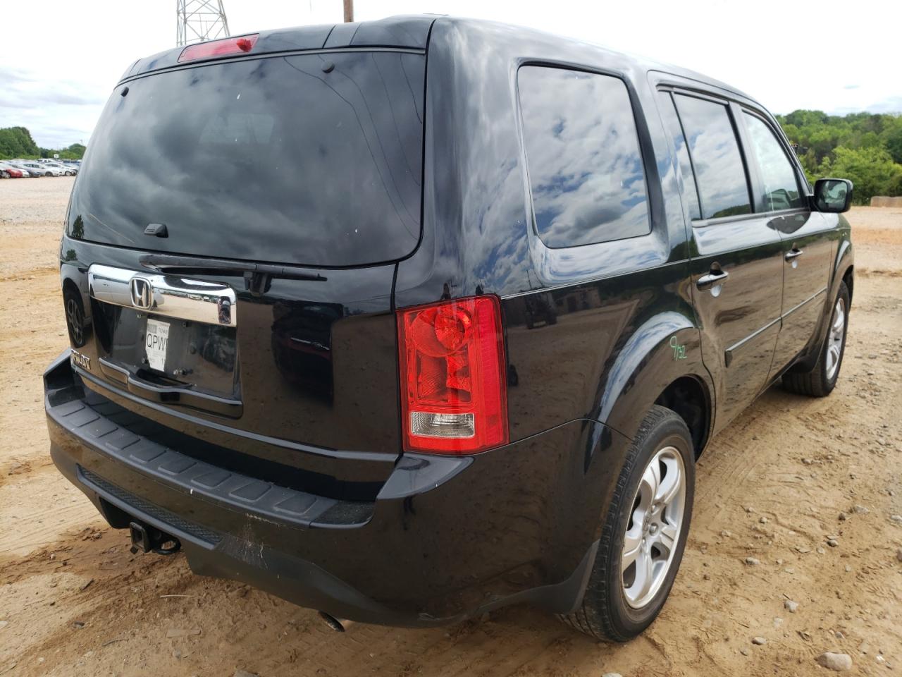Photo 4 from auction – 2013 HONDA PILOT EXL with VIN 5FNYF3H56DB023664