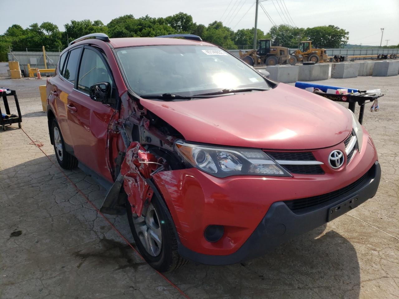 TOYOTA RAV4 LE 2015 with VIN JTMBFREV3FD107349 - Photo from auction