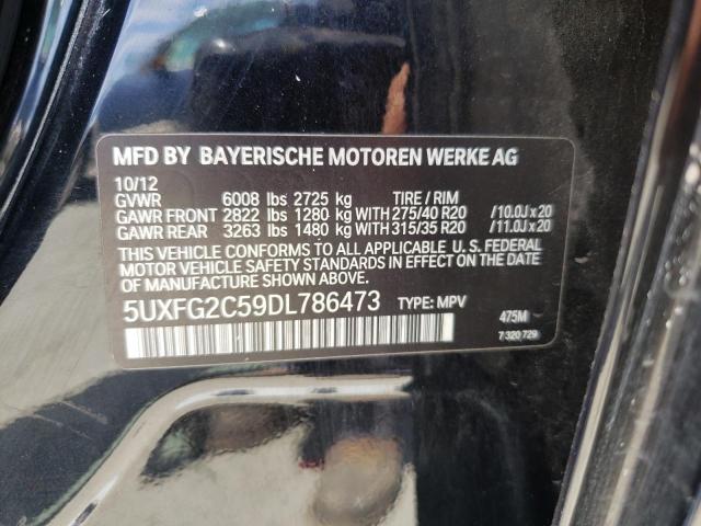 Photo 10 from auction – 2013 BMW X6 XDRIVE3 with VIN 5UXFG2C59DL786473