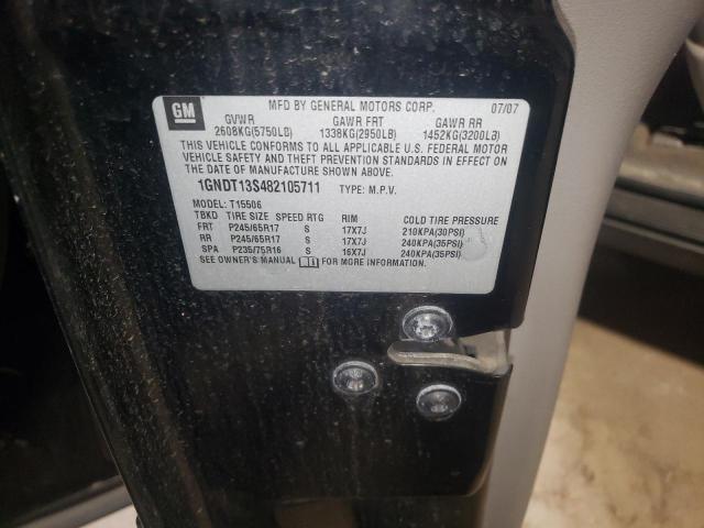 Photo 10 from auction – 2008 CHEVROLET TRAILBLAZE with VIN 1GNDT13S482105711