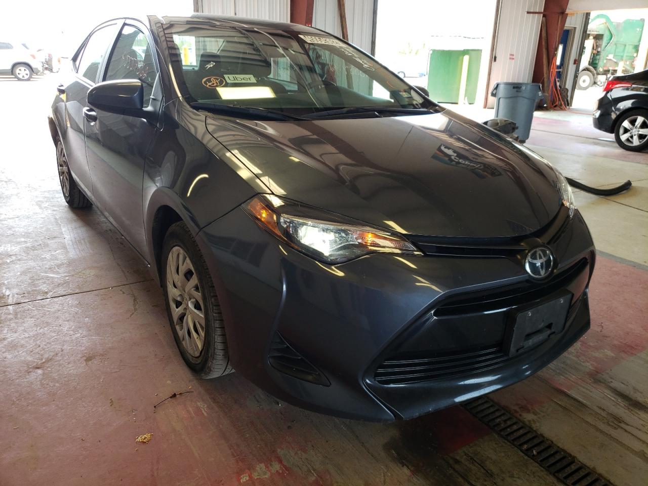 TOYOTA COROLLA L 2019 with VIN 5YFBURHE0KP897878 - Photo from auction