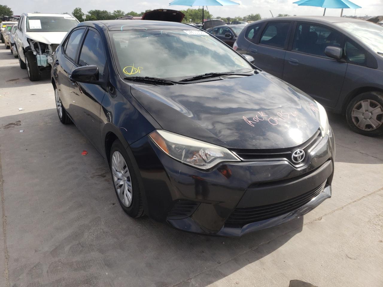 TOYOTA COROLLA L 2015 with VIN 2T1BURHE9FC315007 - Photo from auction
