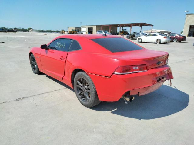 Photo 3 from auction – 2014 CHEVROLET CAMARO LT with VIN 2G1FB1E38E9294802