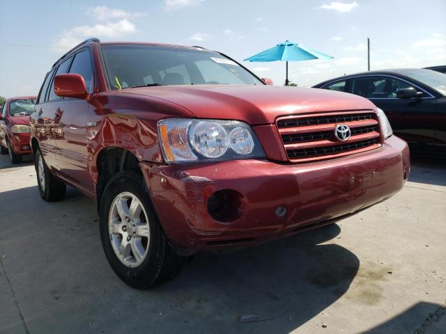 TOYOTA HIGHLANDER 2003 with VIN JTEGF21A930095299 - Photo from auction