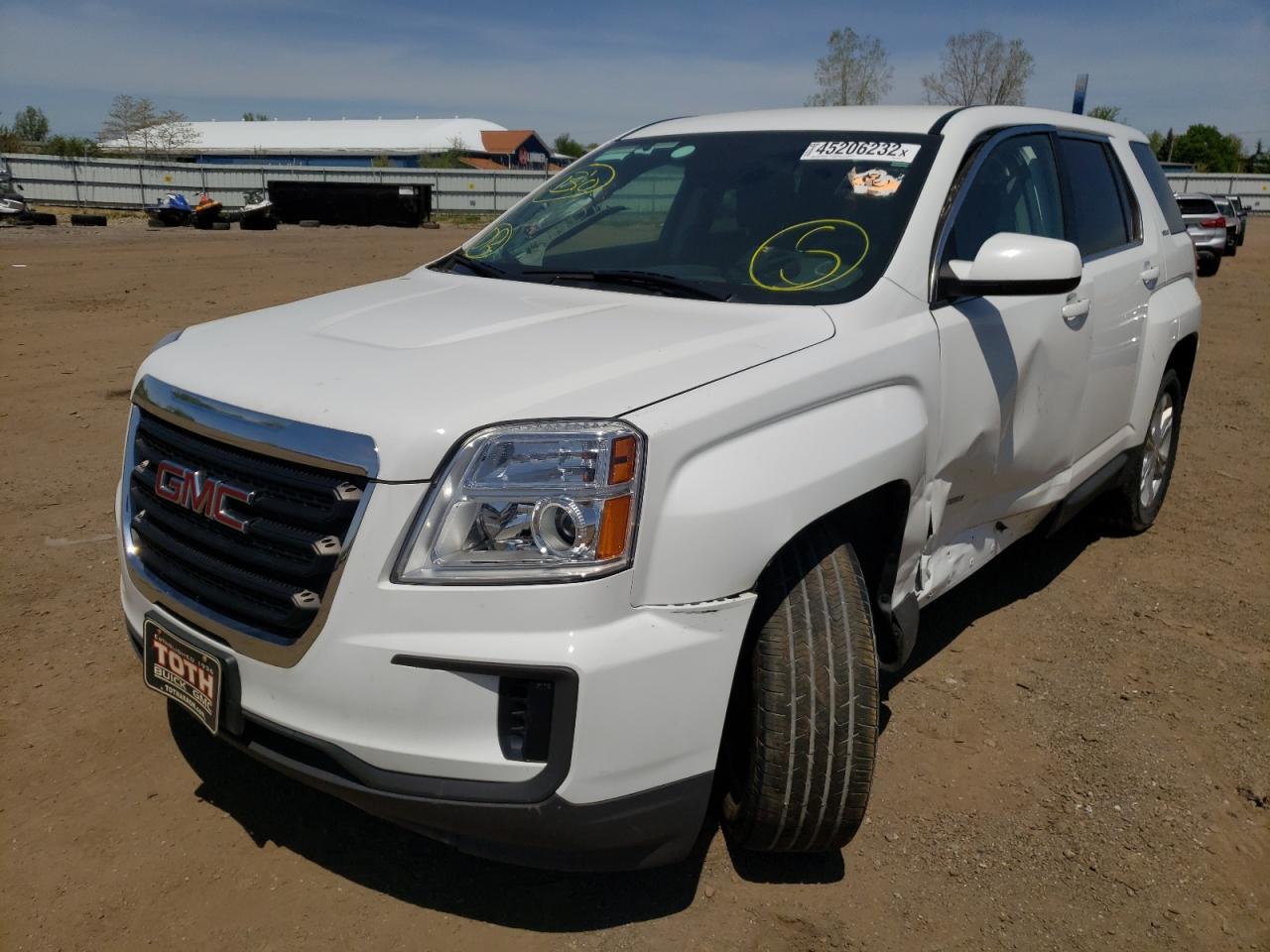 Photo 2 from auction – 2017 GMC TERRAIN SL with VIN 2GKALMEK0H6334131
