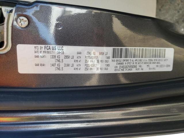 Photo 10 from auction – 2019 DODGE GRAND CARA with VIN 2C4RDGBG7KR582802