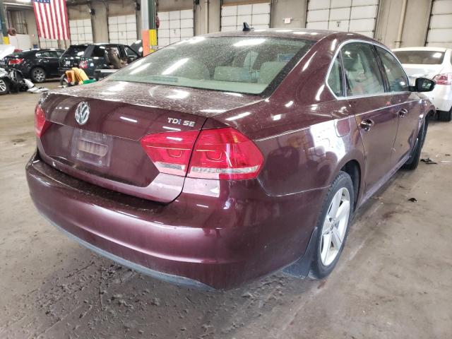 Photo 4 from auction – 2013 VOLKSWAGEN PASSAT SE with VIN 1VWBN7A35DC034674