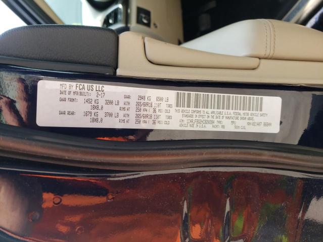 Photo 10 from auction – 2017 JEEP GRAND CHER with VIN 1C4RJFBG2HC820284