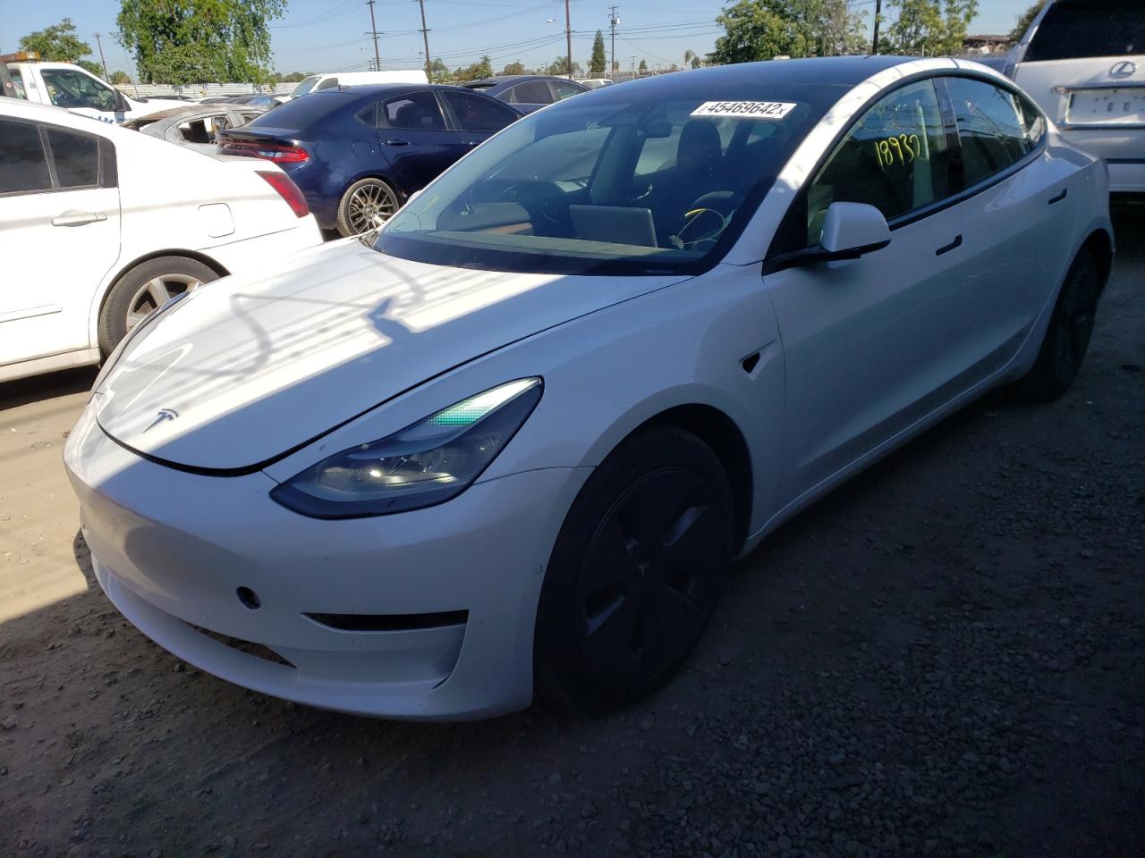 Photo 2 from auction – 2021 TESLA MODEL 3 with VIN 5YJ3E1EA8MF996516