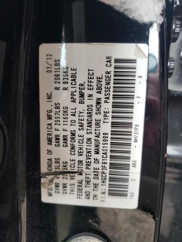 Photo 10 from auction – 2012 HONDA ACCORD EXL with VIN 1HGCP3F81CA015999