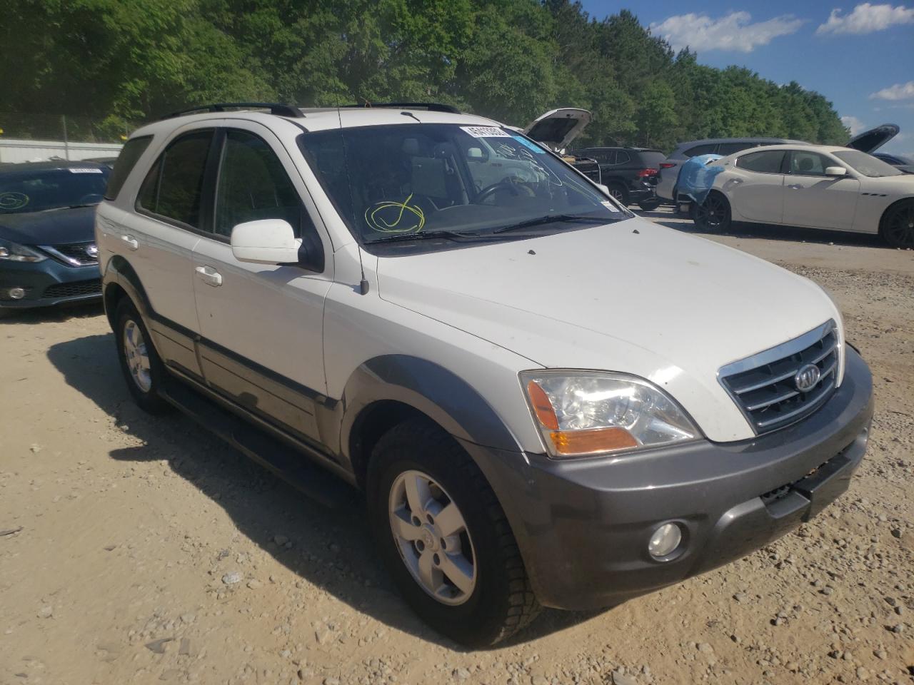 KIA SORENTO EX 2008 with VIN KNDJC736685830839 - Photo from auction