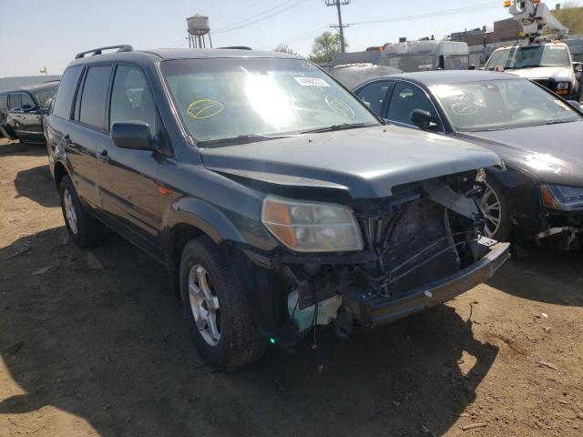 HONDA PILOT EX 2006 with VIN 5FNYF185X6B016594 - Photo from auction