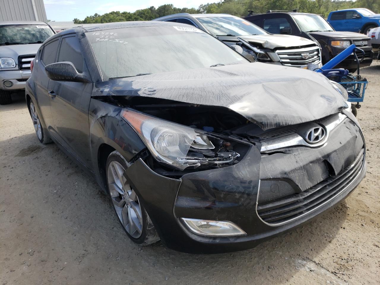 HYUNDAI VELOSTER 2013 with VIN KMHTC6AD2DU171710 - Photo from auction