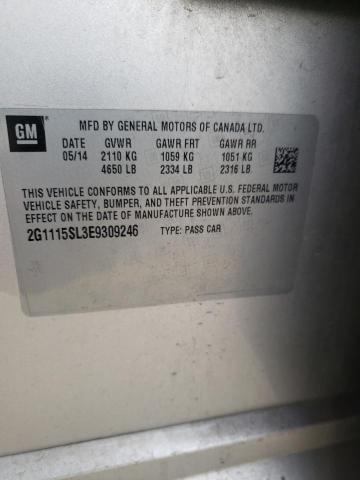 Photo 10 from auction – 2014 CHEVROLET IMPALA LT with VIN 2G1115SL3E9309246
