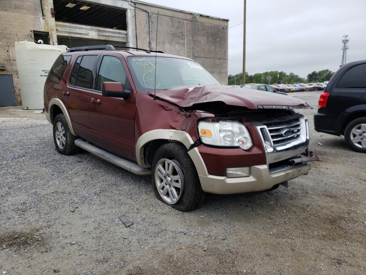 FORD EXPLORER E 2010 with VIN 1FMEU6EE1AUA16988 - Photo from auction