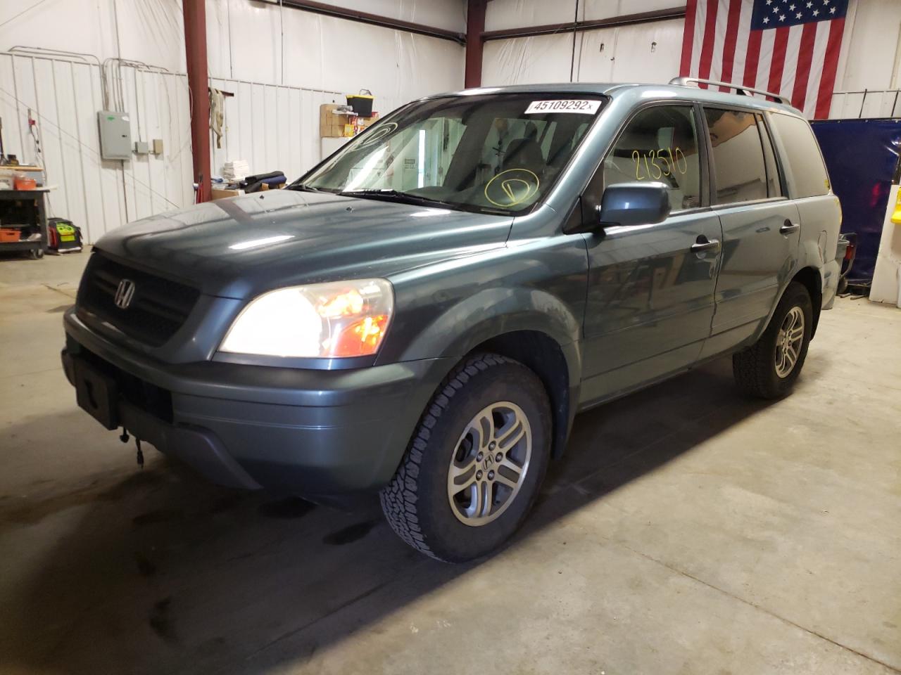 Photo 2 from auction – 2005 HONDA PILOT EX with VIN 2HKYF18435H544159